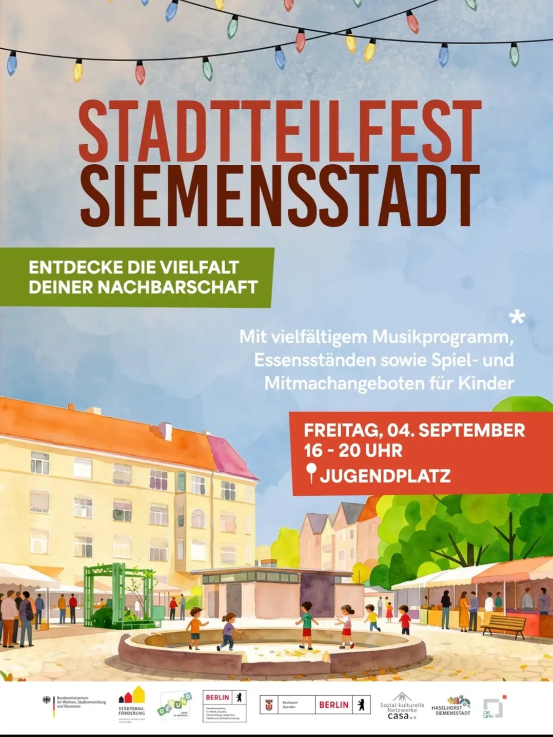 Zaubershow auf dem Stadtteilfest Siemensstadt